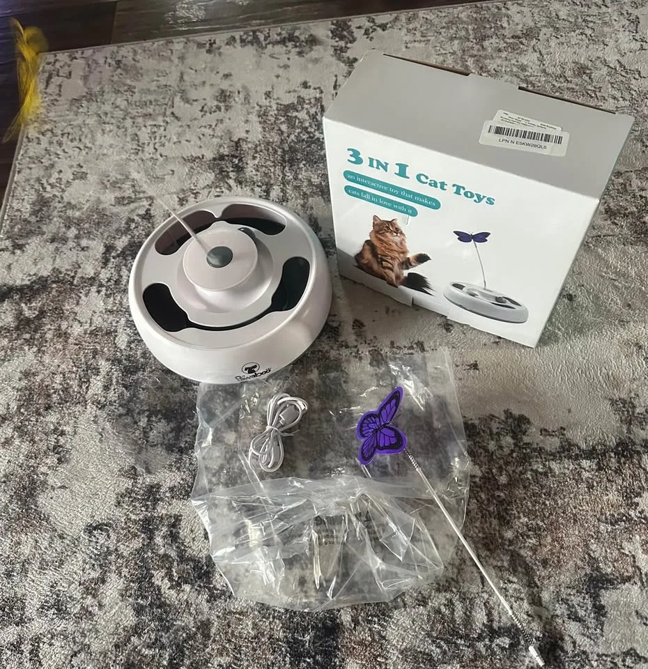 Cat 3/1 interactive/rechargeable toy image indicator(2)