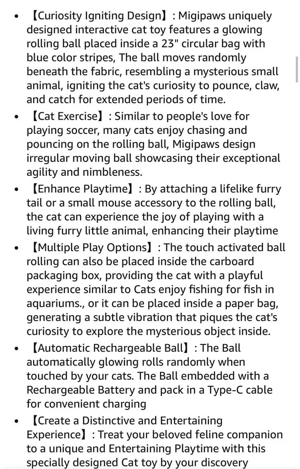 Cat interactive toy-new /rechargeable image indicator(8)
