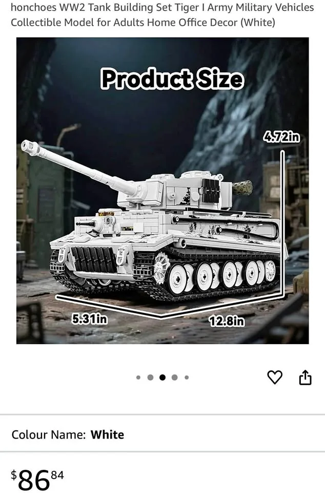 Toy Mega blocks heavy tank-new- black over 1700 pieces thumbnail