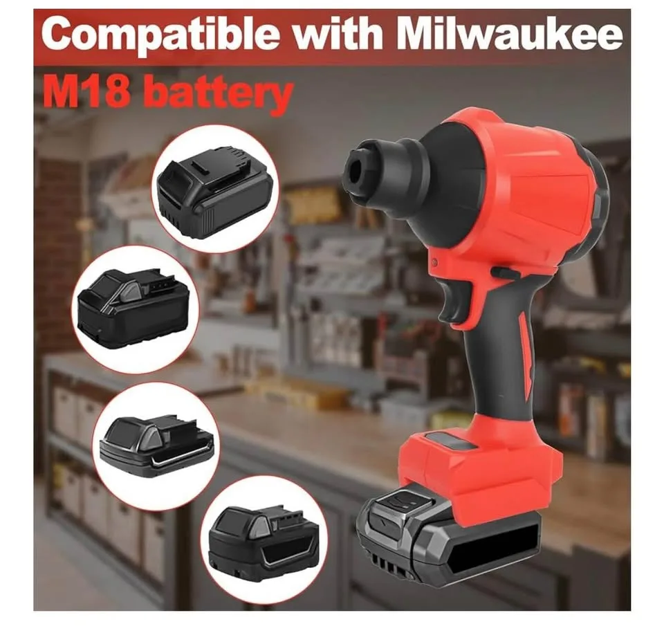 Air tool-uses Milwaukee 18 v batteries, tool only-new image indicator(3)