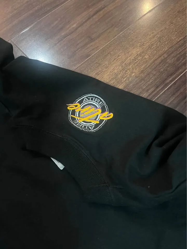 Vintage market oversized black and grey top T shirt image indicator(2)