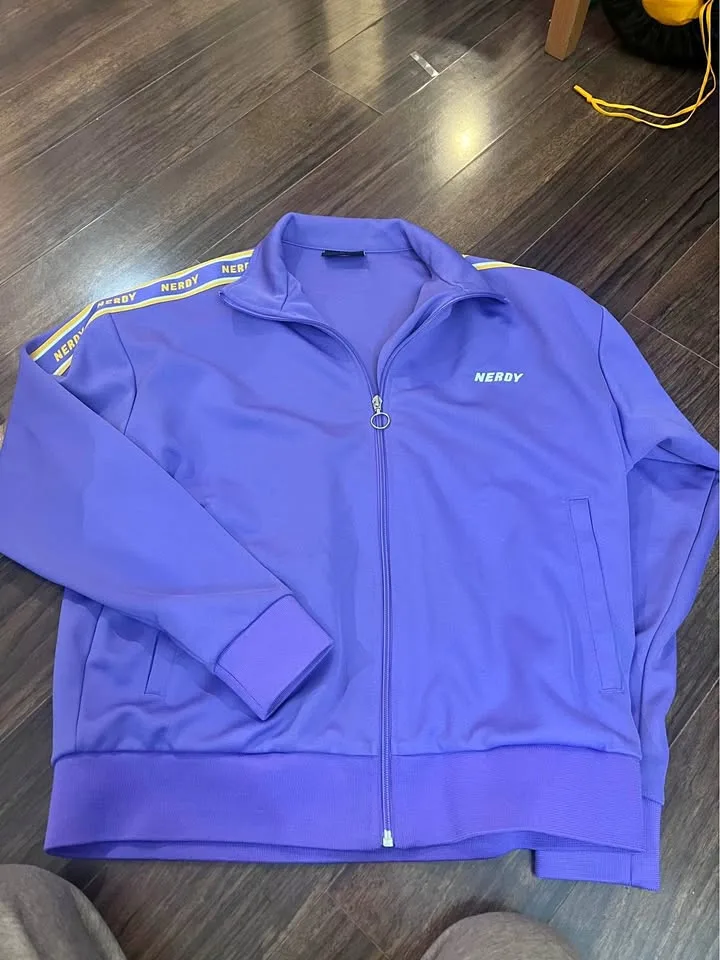 Nerdy purple jacket
