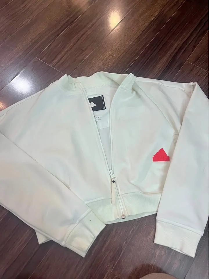 Adidas cropped top jacket