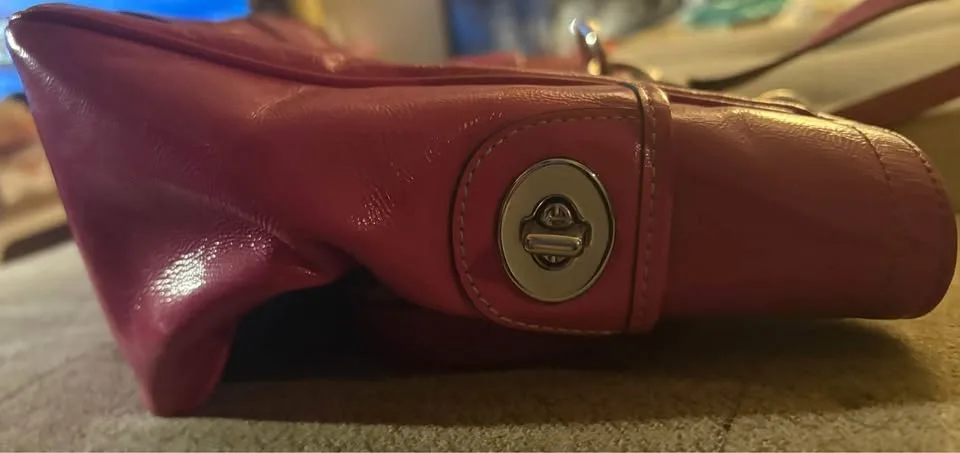 Coach East west gallery tote pink shoulder bag image indicator(3)