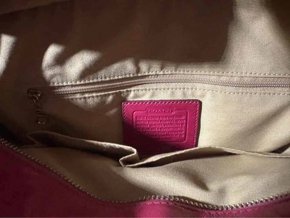 Coach East west gallery tote pink shoulder bag image indicator(7)
