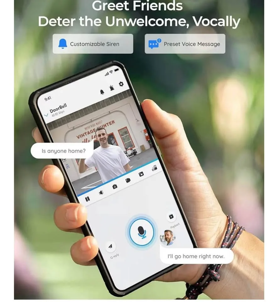 Video doorbell camera/ Wi-Fi-new- indoor, outdoor /chime include image indicator(8)