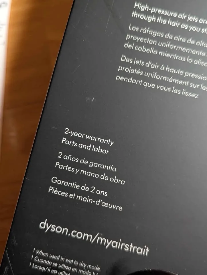 BNIB Dyson airstrait Rose Gold image indicator(5)