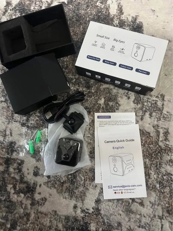 Wireless indoor mini camera/night vision-new- with app image indicator(2)