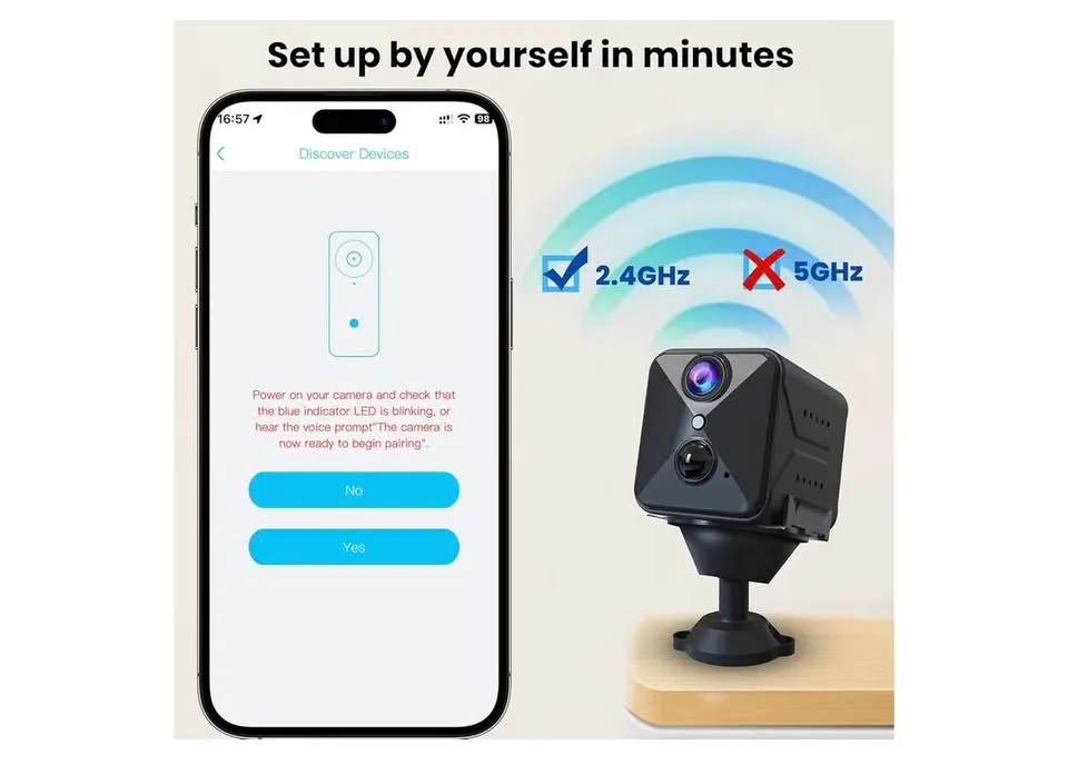 Wireless indoor mini camera/night vision-new- with app image indicator(5)