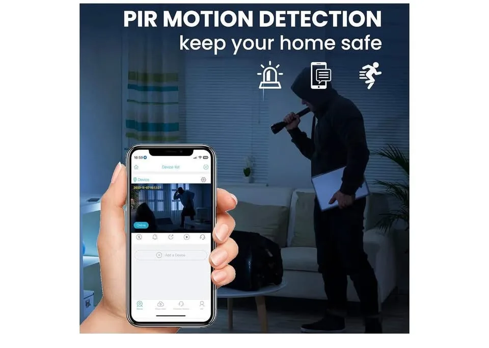 Wireless indoor mini camera/night vision-new- with app image indicator(8)