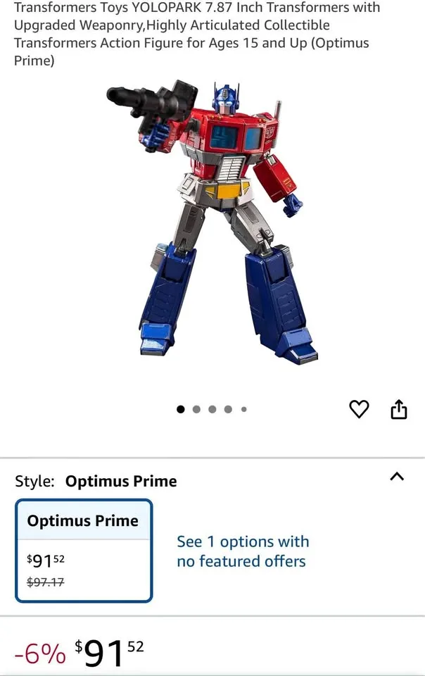 Transformers action figure diecast model kit-new thumbnail