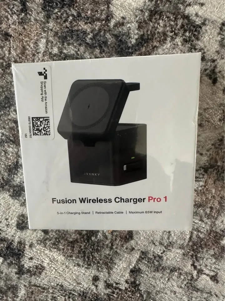 Wireless charger 5/1 fusion pro one-new sealed box image indicator(2)