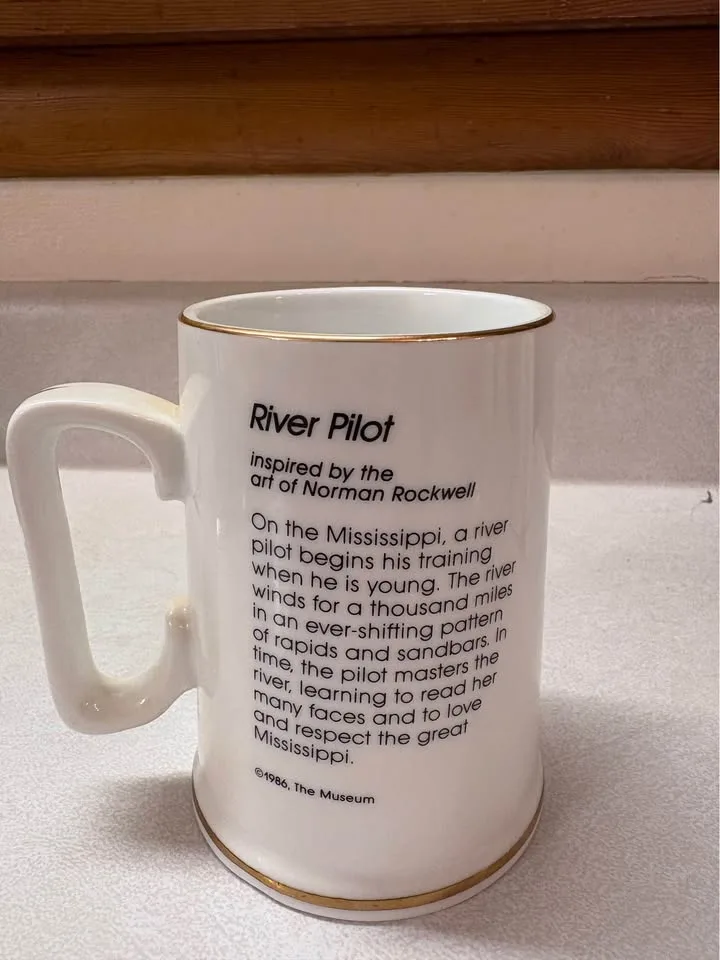 Set of 4 Vintage Norman Rockwell Mugs “The Mariners” image indicator(6)