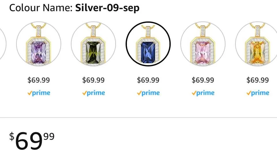 Pendant necklace -new- image indicator(5)