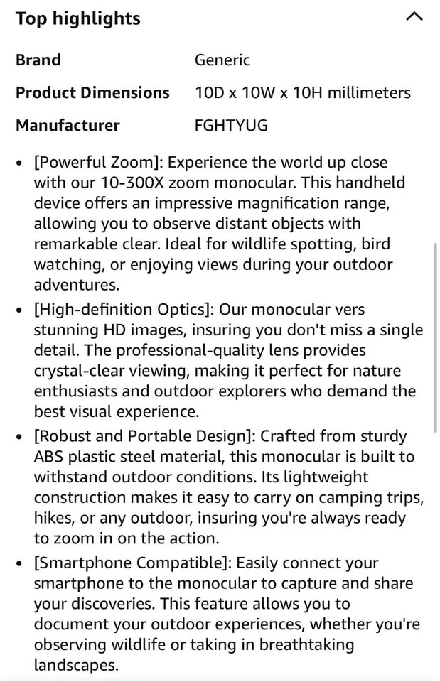 Telescope portable HD-new 300x zoom night vision /smart phone ca image indicator(5)