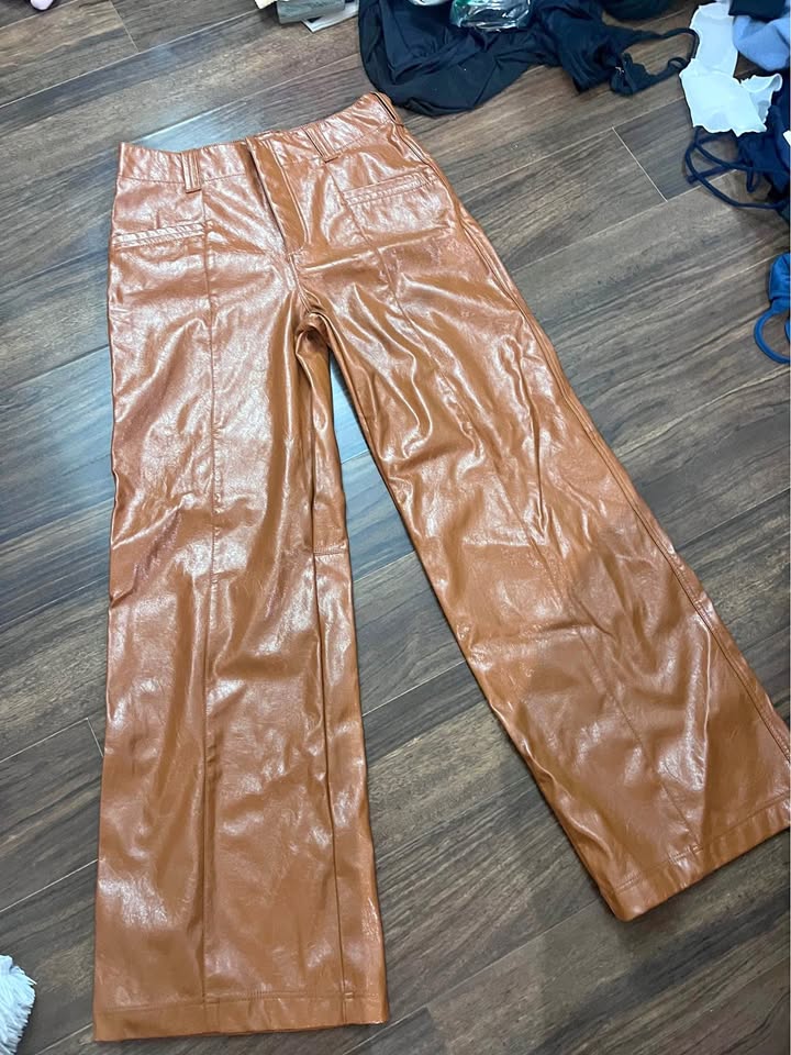 Size 6 leather jeans