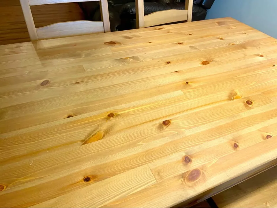 JOKKMOKK IKEA solid wood dining table and 4 chairs image indicator(3)