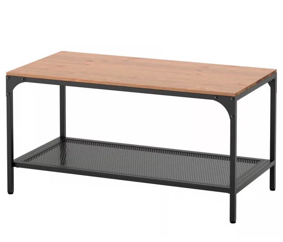 FJÄLLBO IKEA coffee table, solid wood and metal image indicator(4)