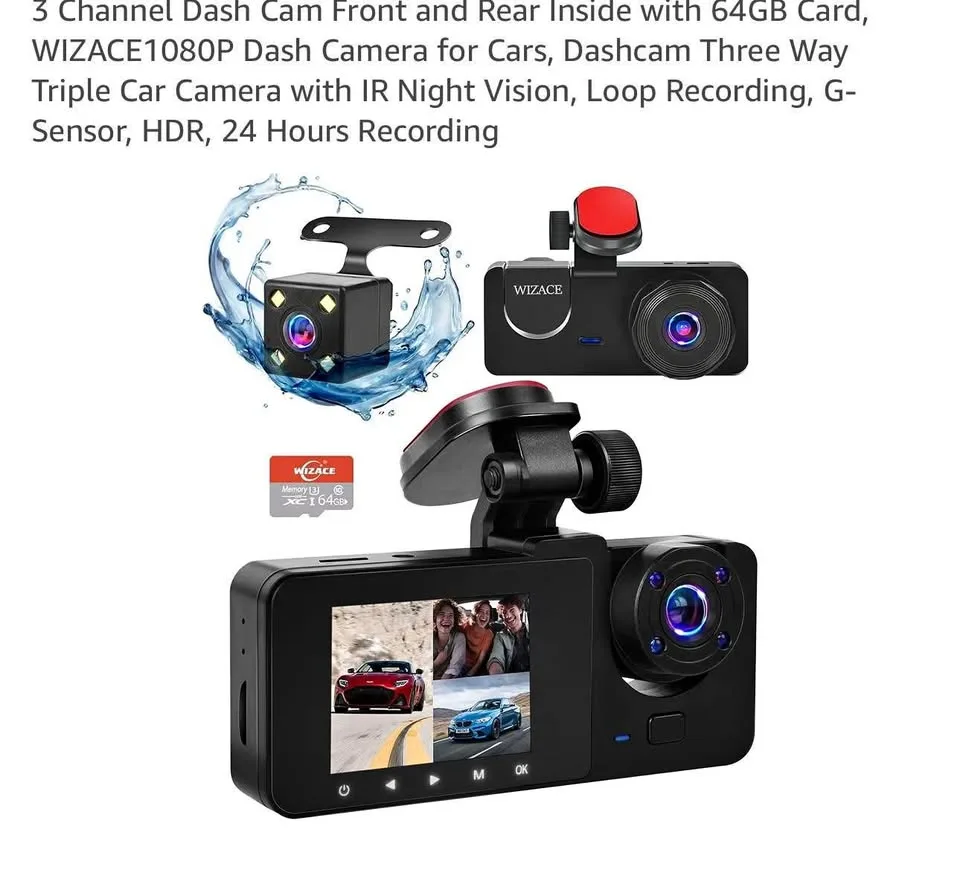 Dash cam -new- front and rear thumbnail