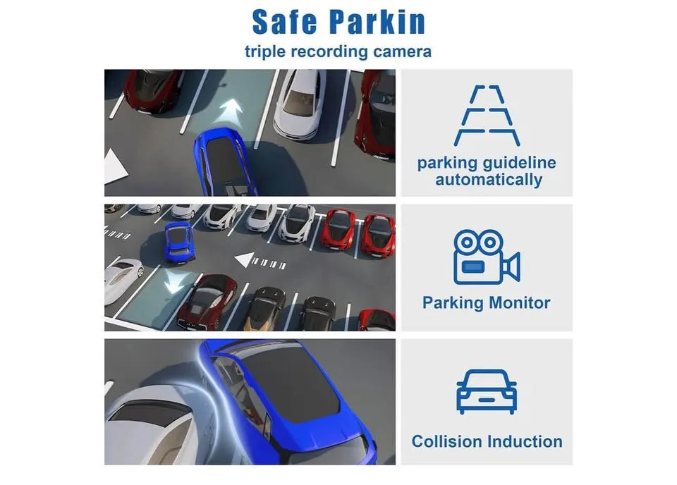 Dash cam -new- front and rear image indicator(5)