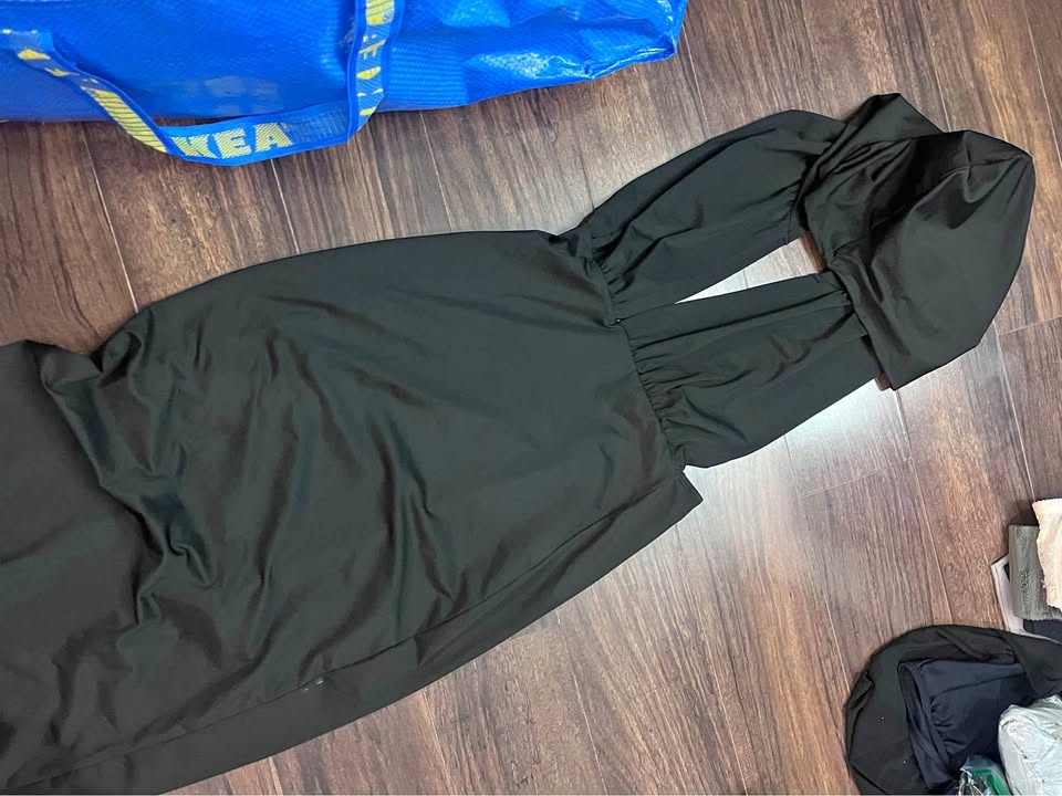 Maxi black dress