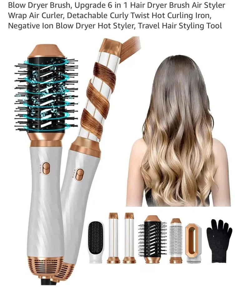 Hairstyler hot 6/1 blow dryer set-new ￼ thumbnail