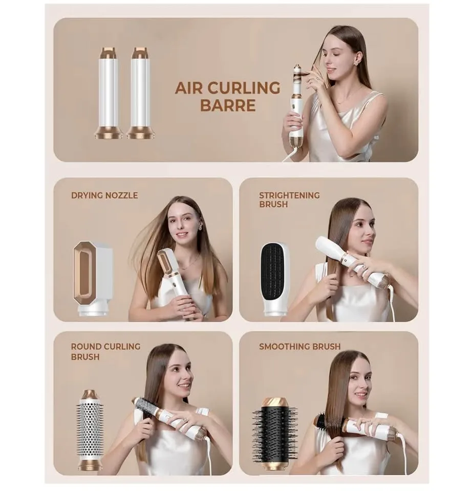 Hairstyler hot 6/1 blow dryer set-new ￼ image indicator(6)