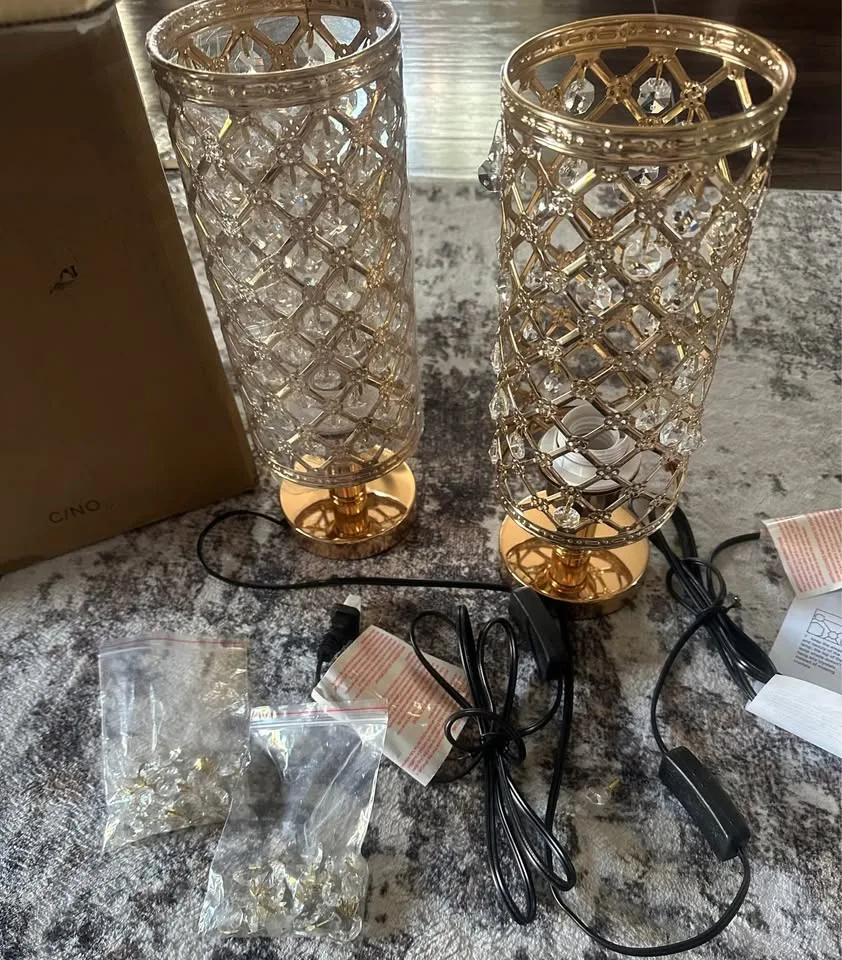 Table lamps /gold set of two-new image indicator(2)