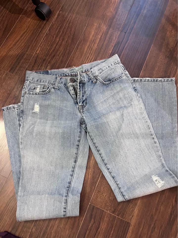 Blue Flare jeans - photo 4