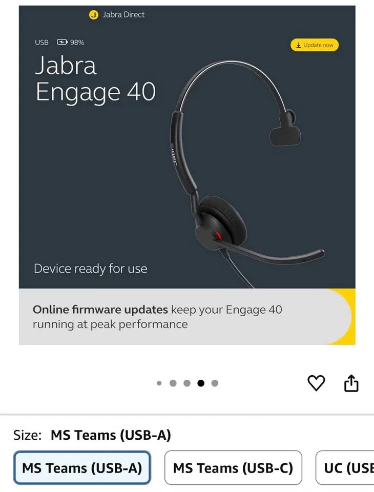 Computer headset -new-answer/mute adjust volume at fingertips image indicator(6)