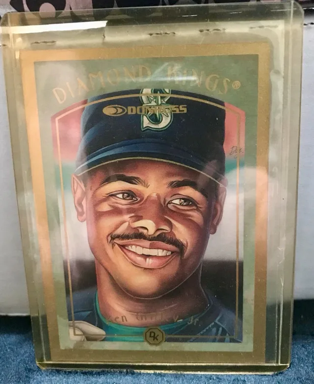 1996 Donruss Diamond Kings Ken Griffey Jr Card 01160/10000 thumbnail