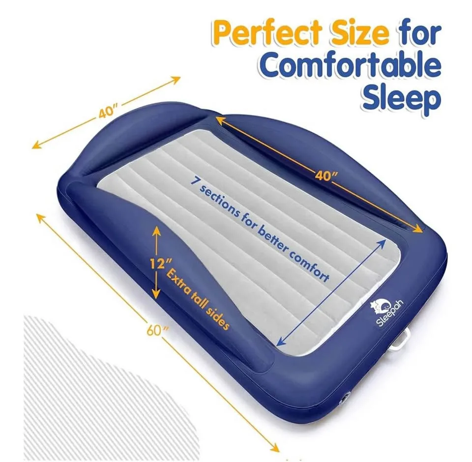Toddler travel air mattress bed-new -inflatable/portable with el image indicator(3)