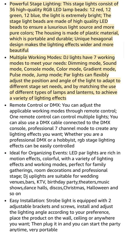 Party light with remote-new image indicator(9)