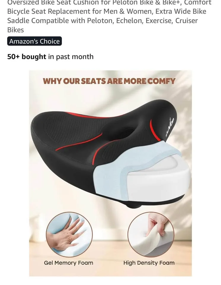 Bicycle cushion large seat -new image indicator(3)