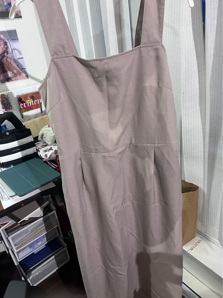 Uniqlo beige dress and blazer set - photo 2