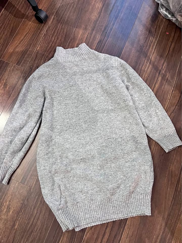 Grey long sweater / dress