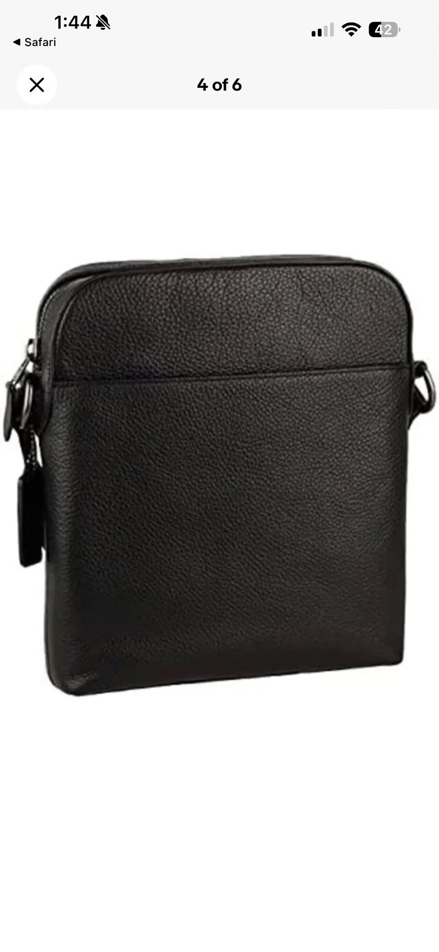 Coach Houston Flight Bag 4011 QB/BK Black Outlet image indicator(5)