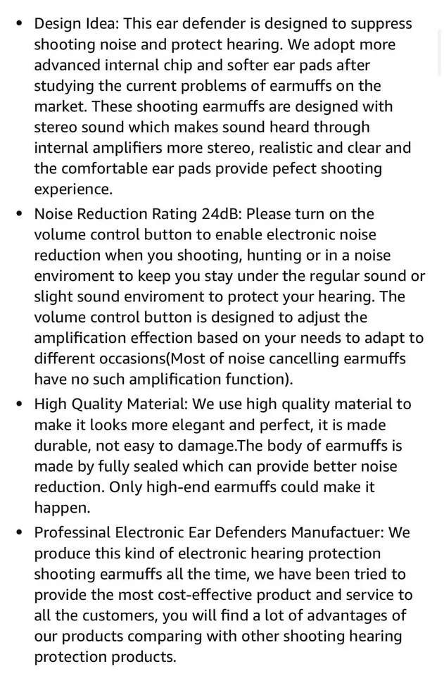 Ear protection/-new-purple for loud noise/hunting, etc. ￼ image indicator(8)