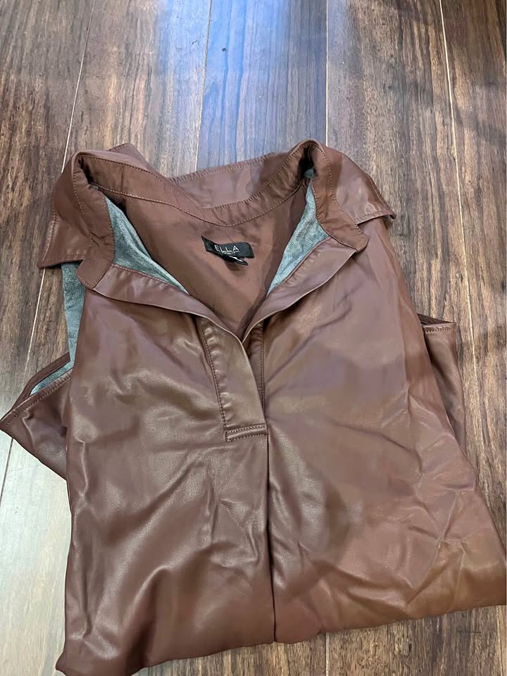 Leather top