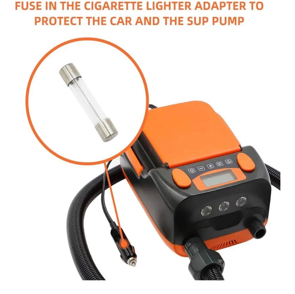 Inflatable pump/rechargeable with hose and attach-new- image indicator(3)