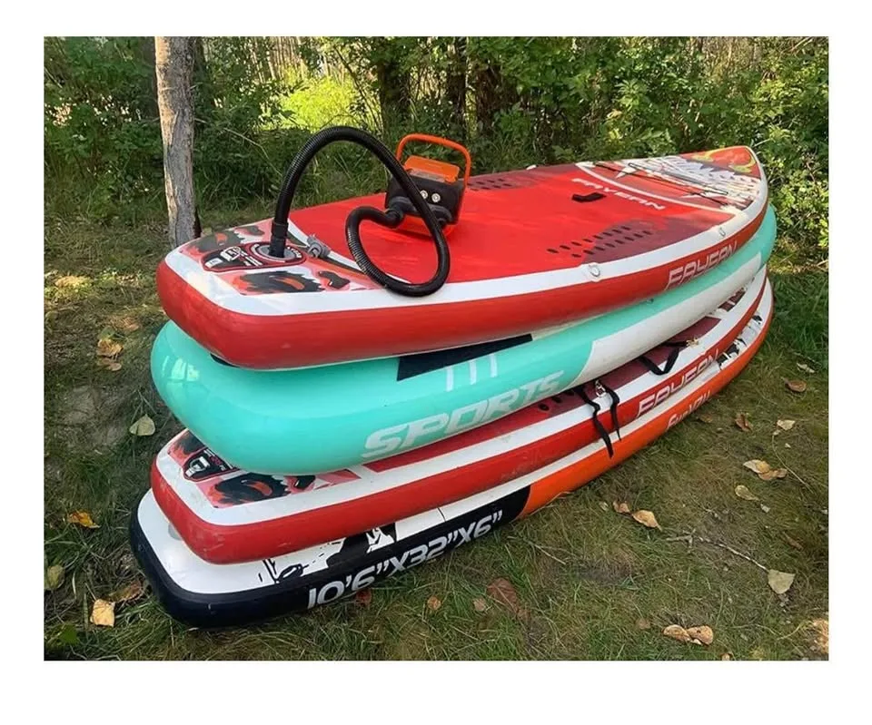 Inflatable pump/rechargeable with hose and attach-new- image indicator(7)