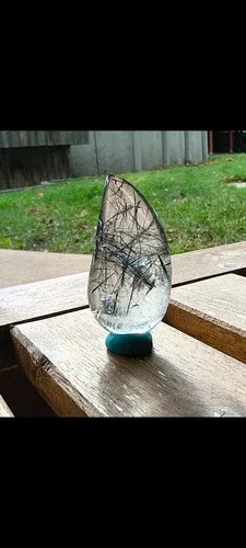 120 CTS Black Rutile Quartz, Cut & Polished image indicator(4)