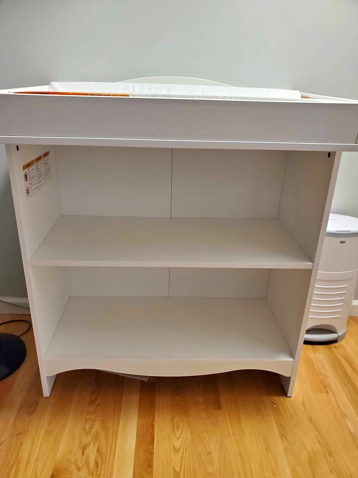 Change Table and Convertible Crib
