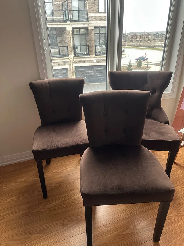 Set of 3 accent side chairs or dining chairs image indicator(2)