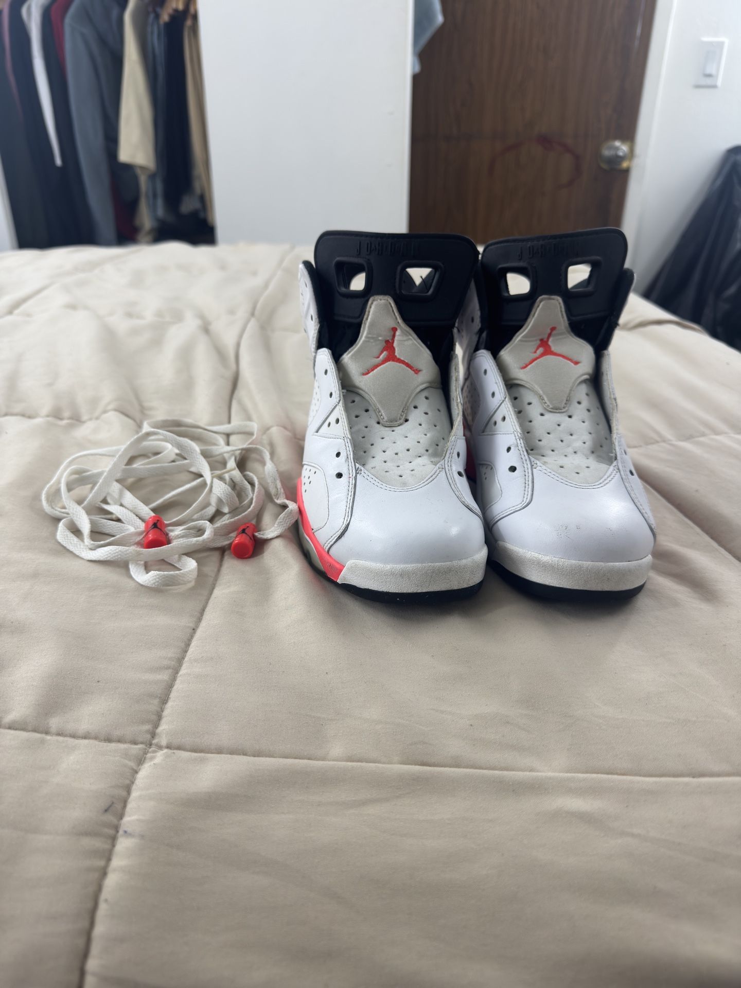 Jordan 6 Retro Infrared White (2014) - photo 2