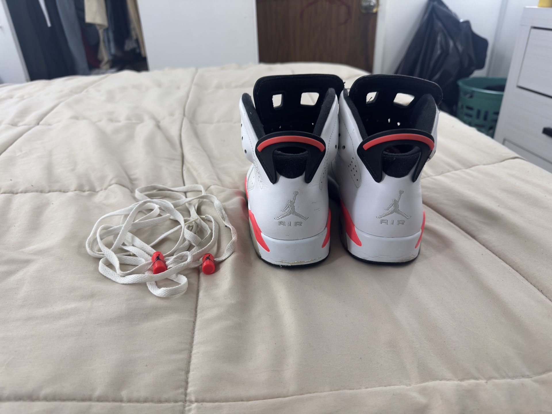 Jordan 6 Retro Infrared White (2014) - photo 5