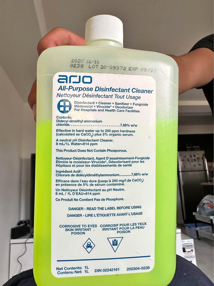 Arjo All Purpose Disinfectant Cleaner - Hospital Grade