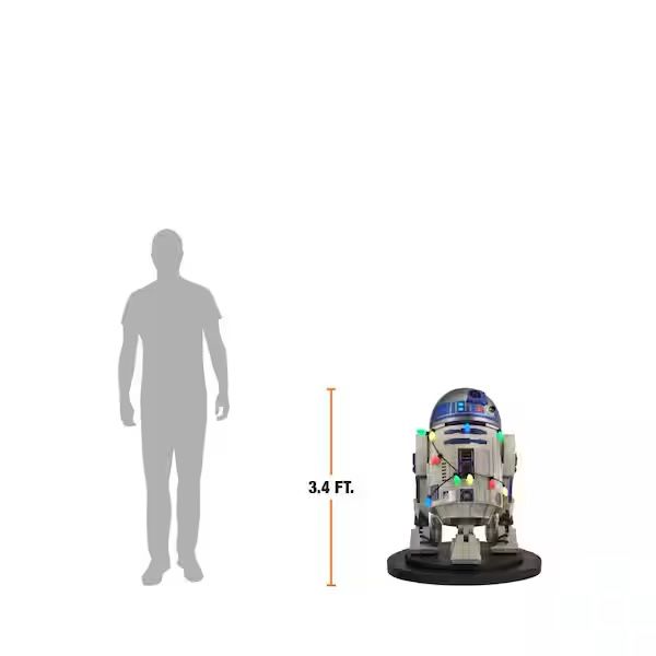 Star Wars 3.5 Ft Animated Led R2-D2 - photo 4