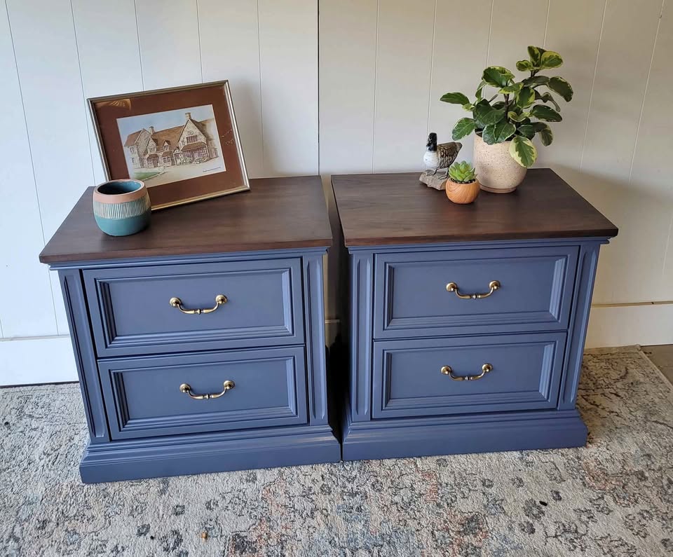 Stunning Refinished Nightstands