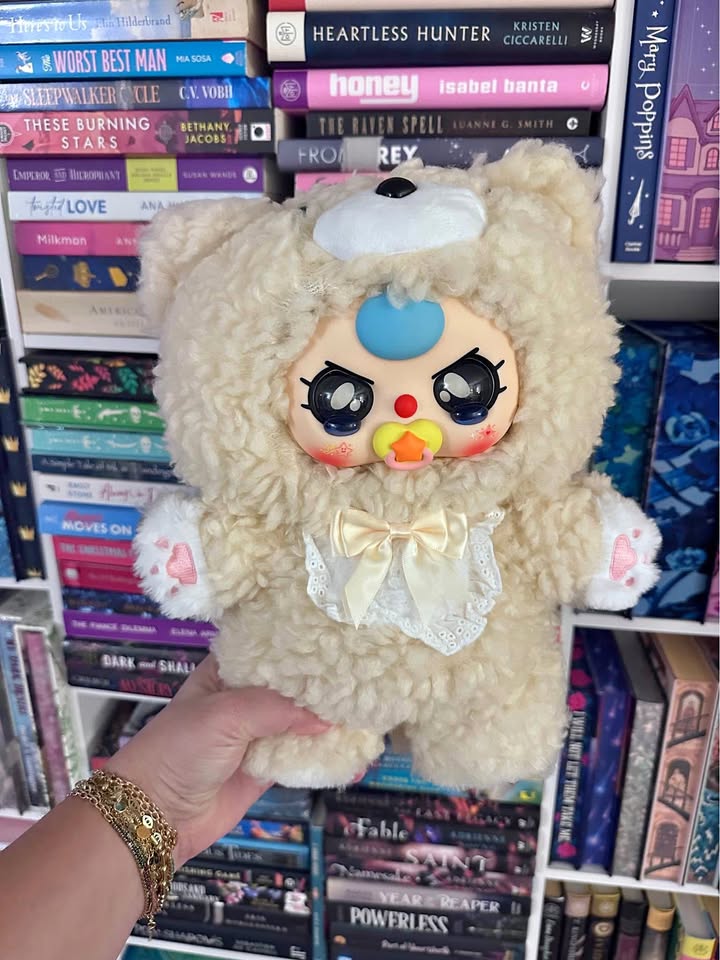 White 400% Baby Three with rare crying eyes and paci